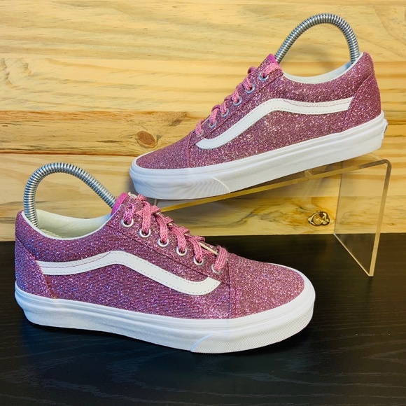 Vans Shoes - New Vans Old Skool Women's Pink Glitter Sneakers